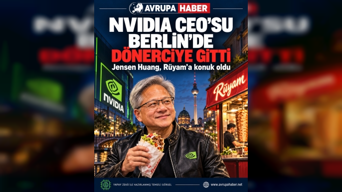 NVIDIA CEO’su Berlin’de dönercide: Bahşişi de konuşuldu...