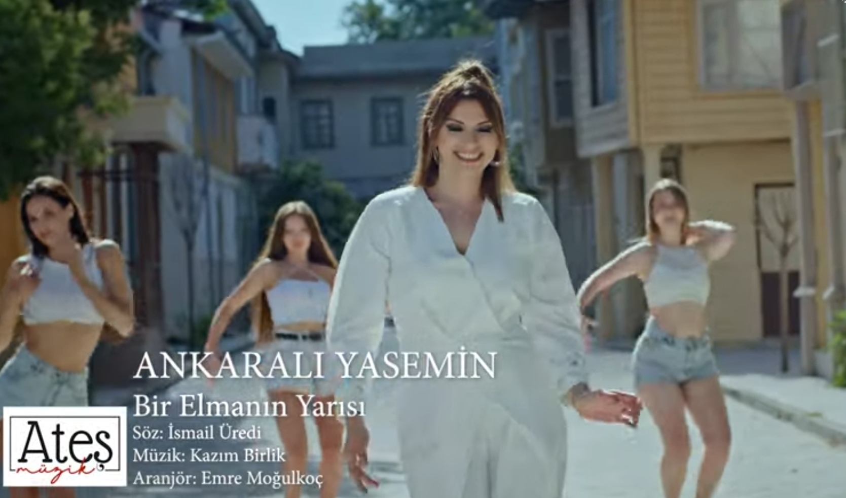 ANKARALI Yasemin Yeni Şarkısı Bir elmanın Yarısı Çıktı 
