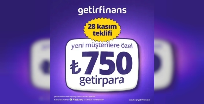 GetirFinans'tan cüzdanlara 750 TL kulis: Yeni müşterilere şok kampanya!