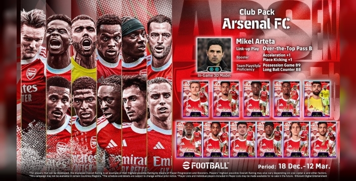 eFootball'da yeni yıl coşkusu: Oliver Kahn ücretsiz, Arsenal paketi ve şampiyona elemeleri başladı