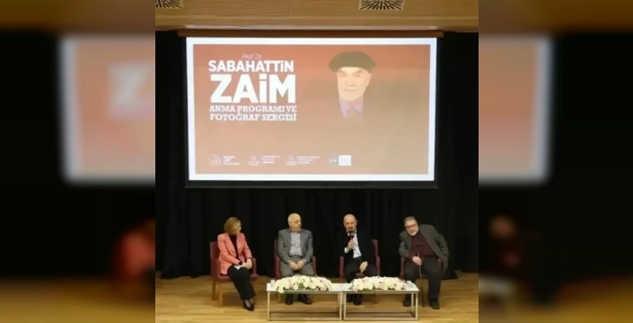 Sabahattin Zaim, vefatının 18. yılında İZÜ'de anıldı