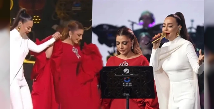 Ebru Gündeş ve Assala'dan unutulmaz düet: İki dilde sahne şovu!